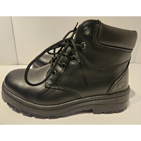 SideWinder Safety Boots Steel Toe Womens Boots Leather Size 7.5/ 38 - Picture 4 of 13